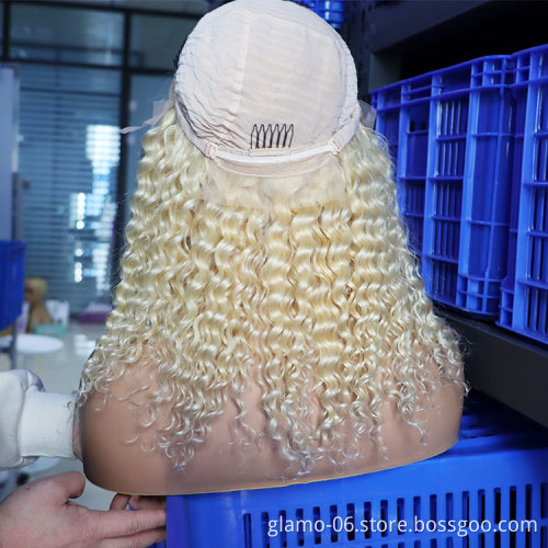 100% Human Hair 613 Bob Wigs Lace Front Black Double Dutch Braided Wigs with Baby Hair for Women Virgin Cuticle Aligned Hair
